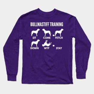 Bullmastiff Training Bullmastiff Dog Tricks Long Sleeve T-Shirt